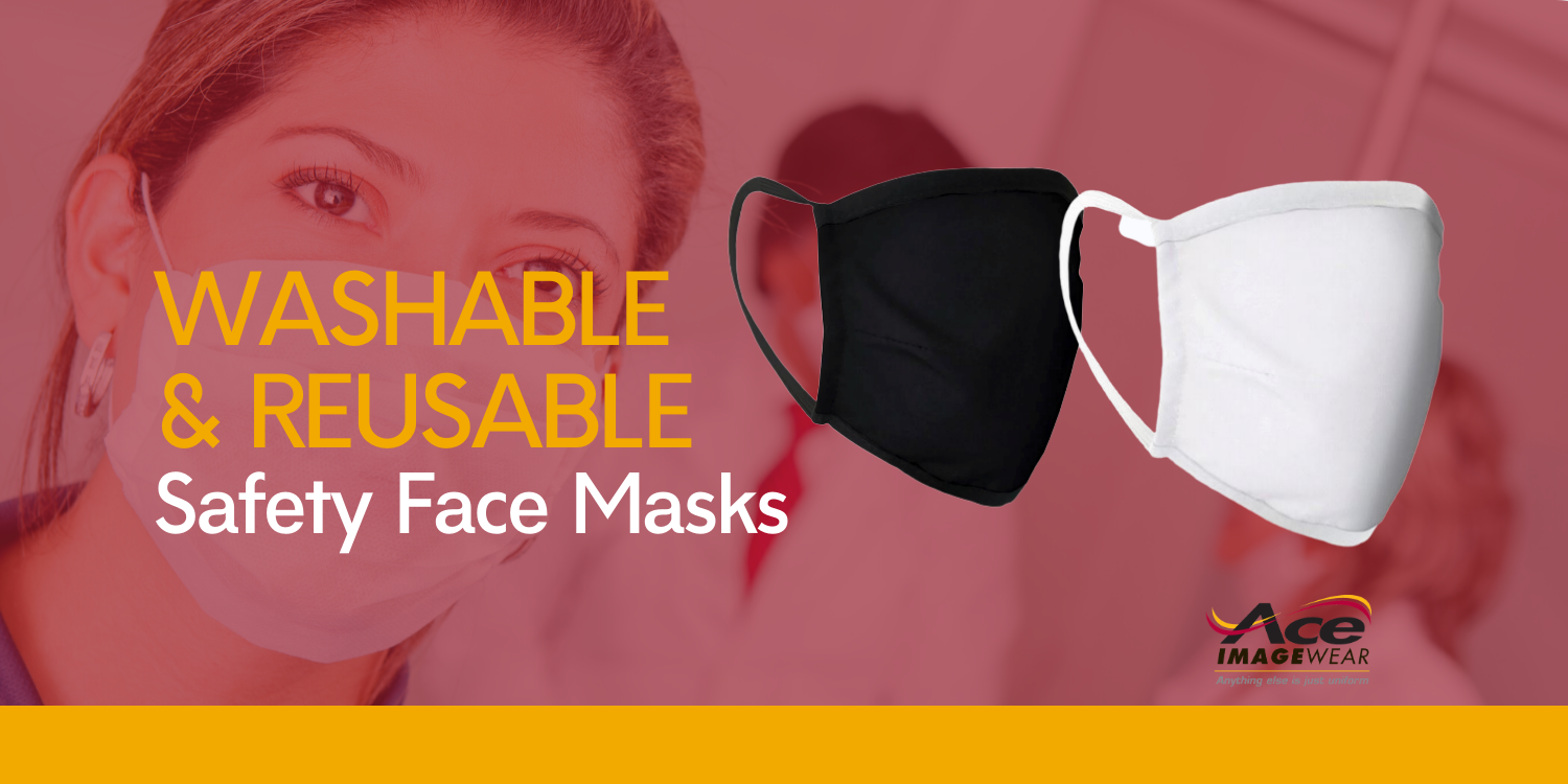 Preorder now Washable & Reusable Safety Face Masks Ace