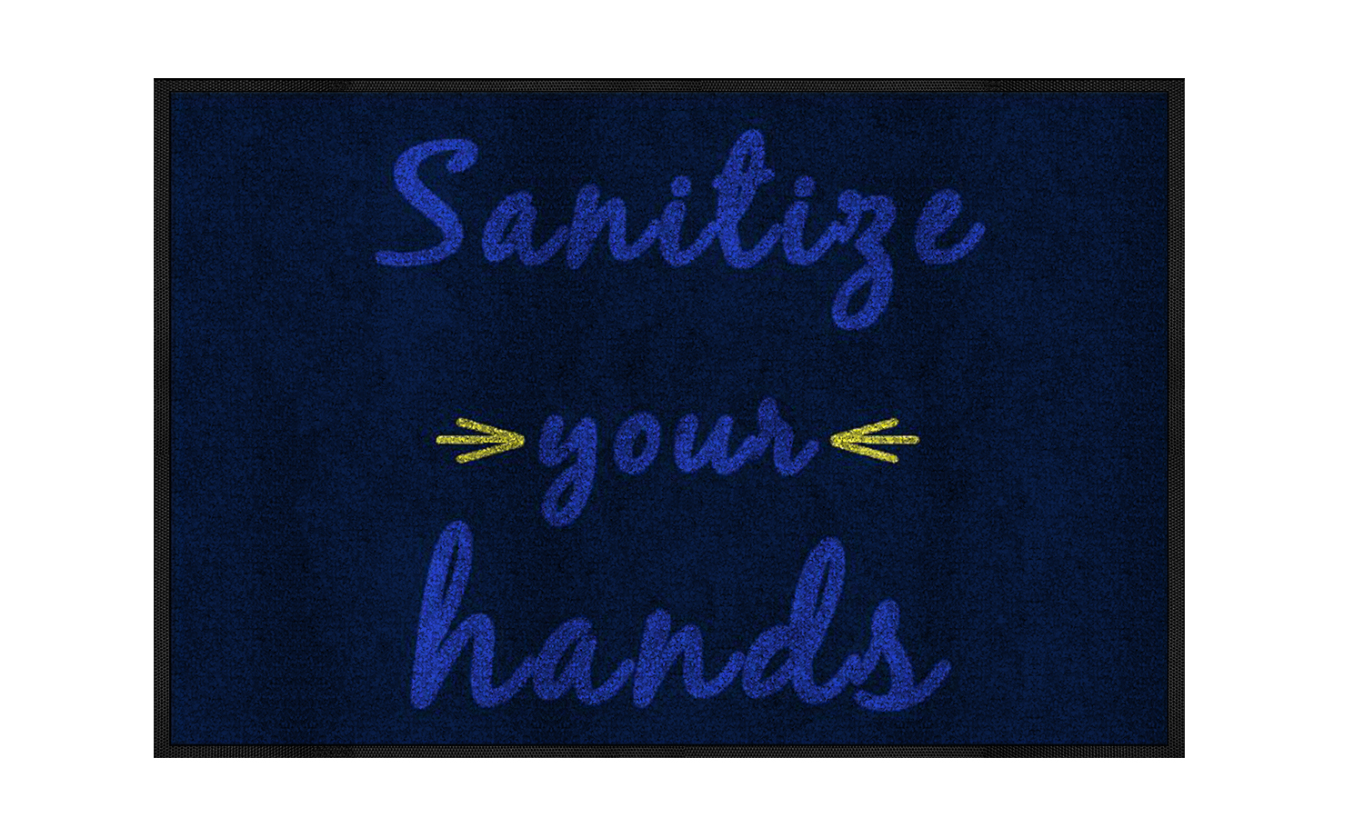 Message Mats MOCK - Sanitize Your Hands - 2x3 - 3017629
